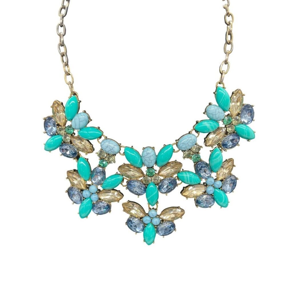 Sugarfix by BaubleBar Multicolor Crystal Butterfly Statement Necklace